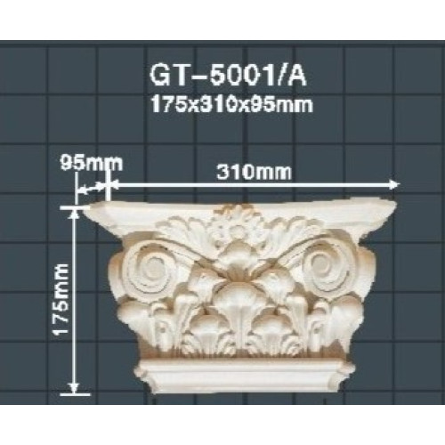 Капитель пилястры GT-5001/A