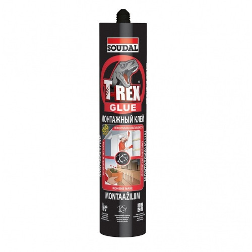 SOUDAL-T-REX – Монтажный клей с моментальной хваткой